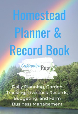 planner blank homesteading planner & record book